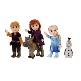 Disney Frozen 2 petite Anna doll with signature outfit and rooted hair for imaginative play.