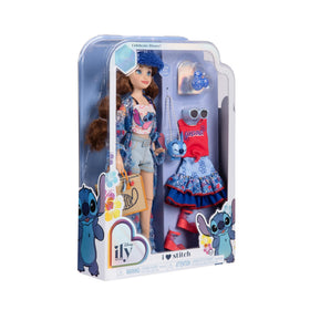 Disney ily 4EVER Stitch doll multi‑print ruffle skirt for mix-and-match outfits
