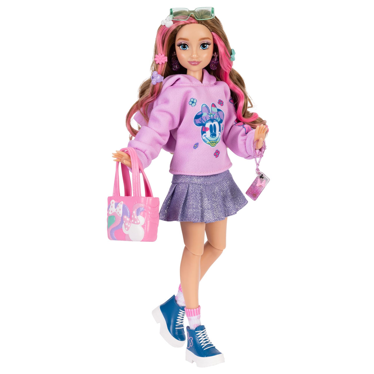 Disney ILY Minnie doll outfit detail showcases iconic styling for imaginative play