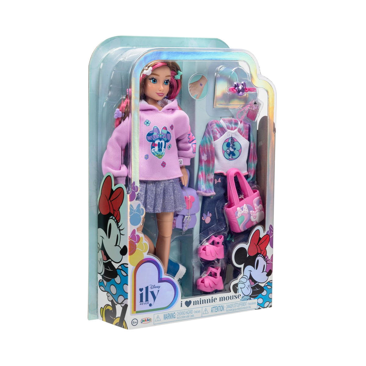 Disney ILY Minnie Deluxe doll posing-ready full-body pose for play