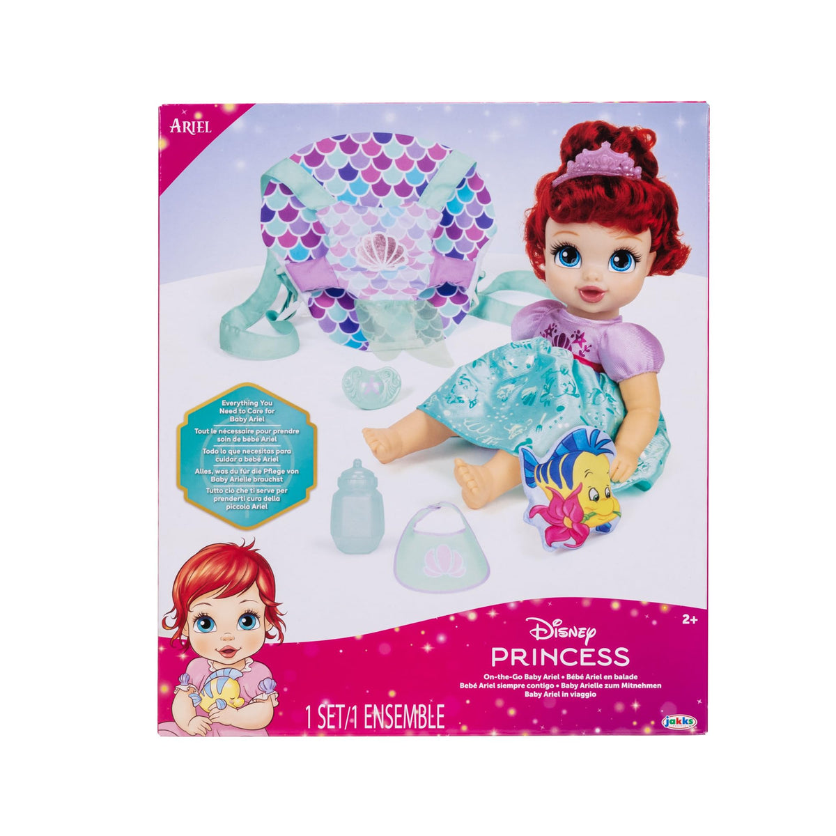 Disney Princess Ariel baby bottle for nurturing pretend feeding