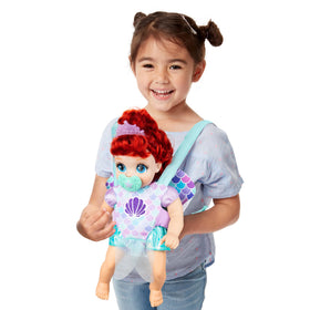 Disney Princess Ariel baby doll with tiara ready for imaginative play and cuddling
