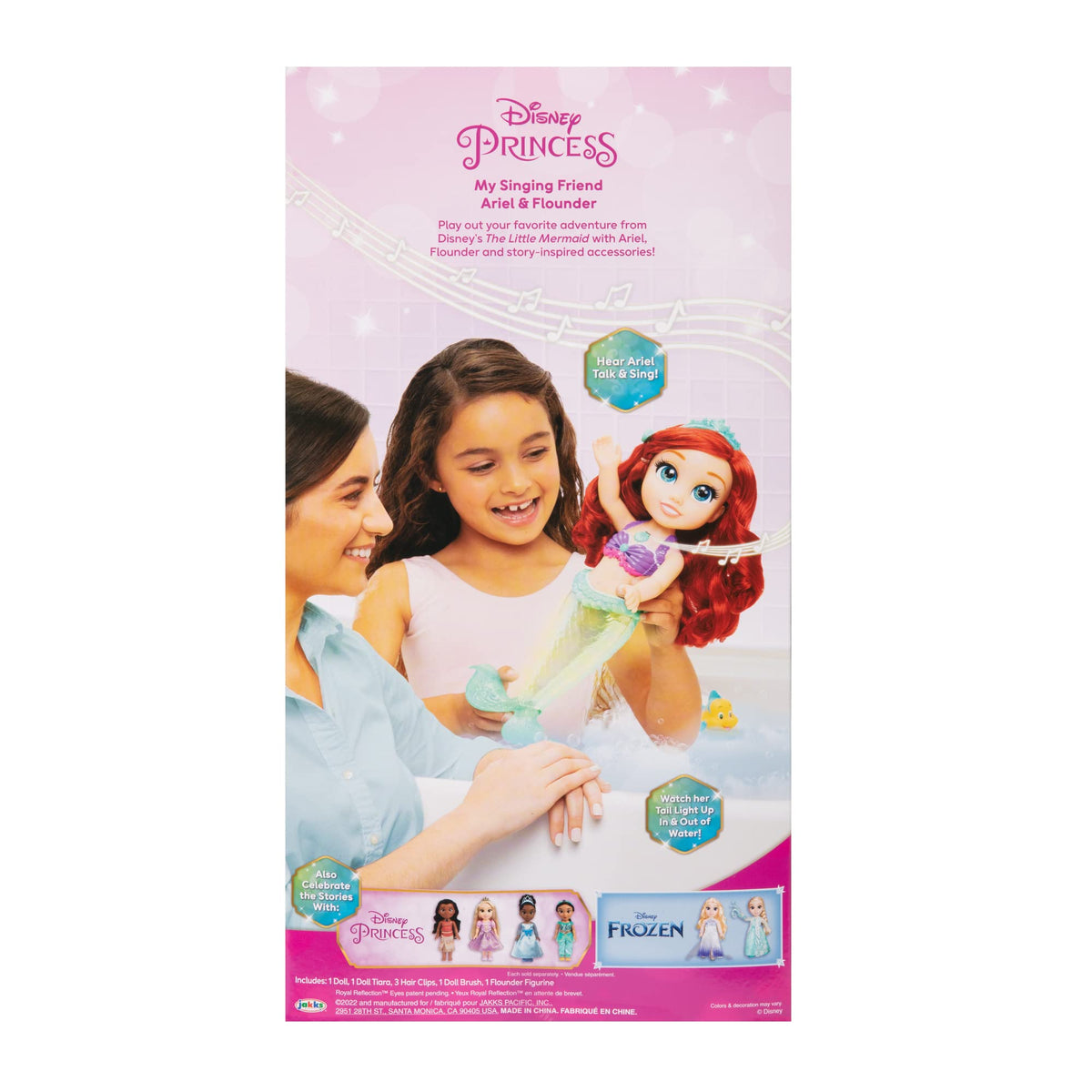 Disney Ariel Flounder playset supports imaginative storytelling scenes