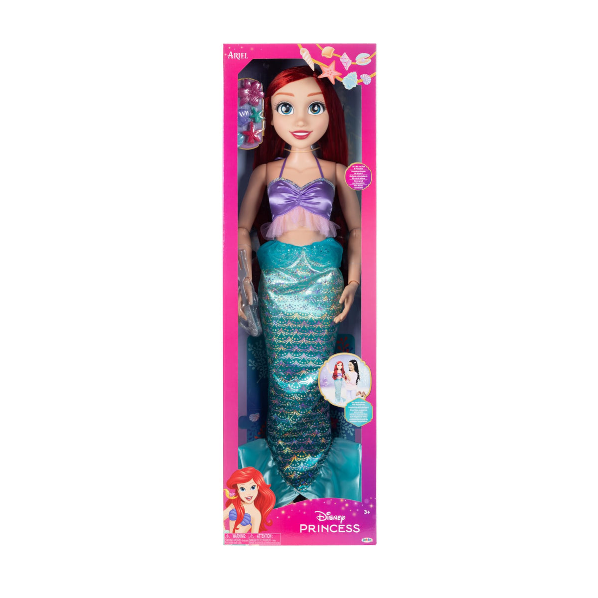 Disney Princess Ariel found objects packaging for undersea discoveries.