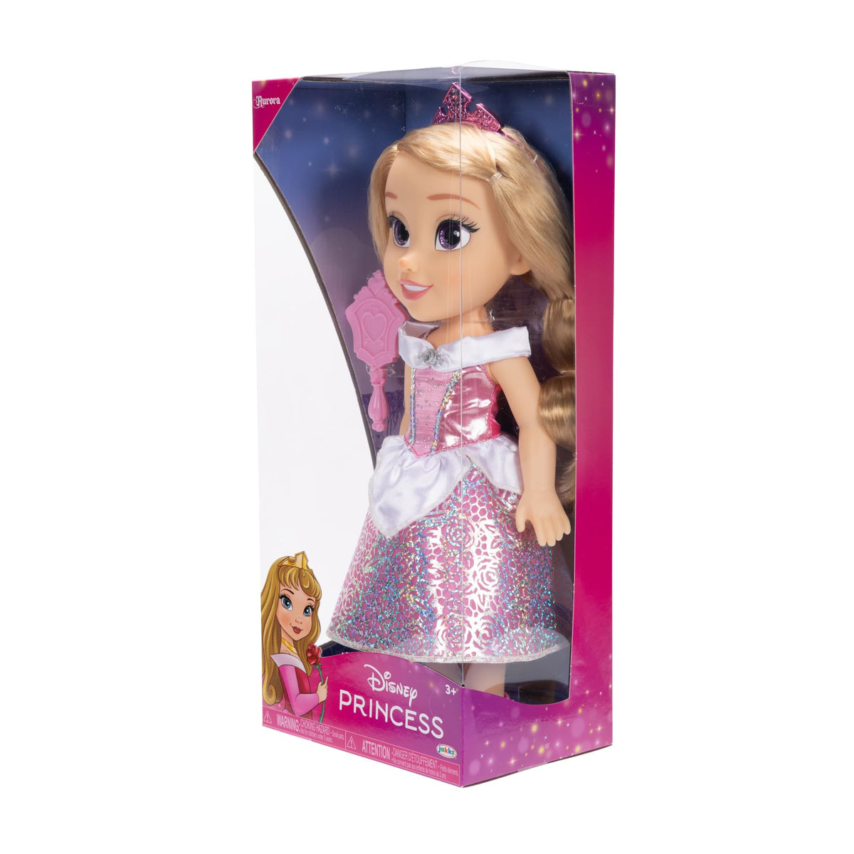 Disney Princess Aurora articulated joints allow versatile posing.