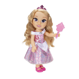 Disney Princess Aurora doll 14-inch ready for imaginative play and storytelling.