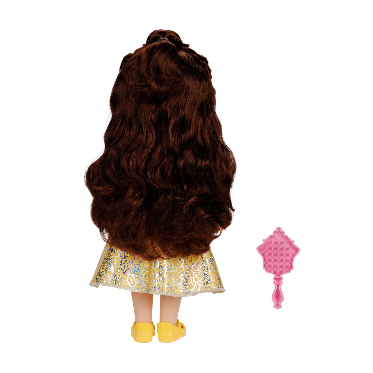 Disney Princess Belle doll removable outfit for mix-and-match dress-up play.