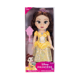 Disney Princess Belle doll tiara adds royal styling for pretend adventures.