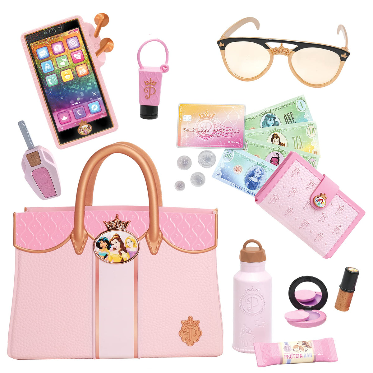 Disney Princess deluxe tote bag, chic and spacious for daily adventures.
