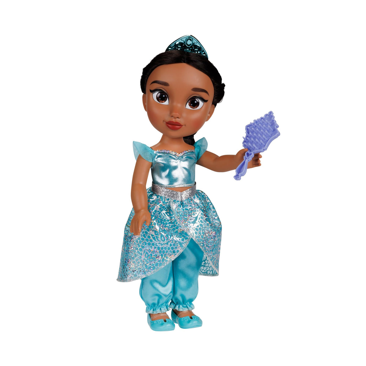 Disney Princess Jasmine doll, 14-inch tall, ideal for imaginative play and display.