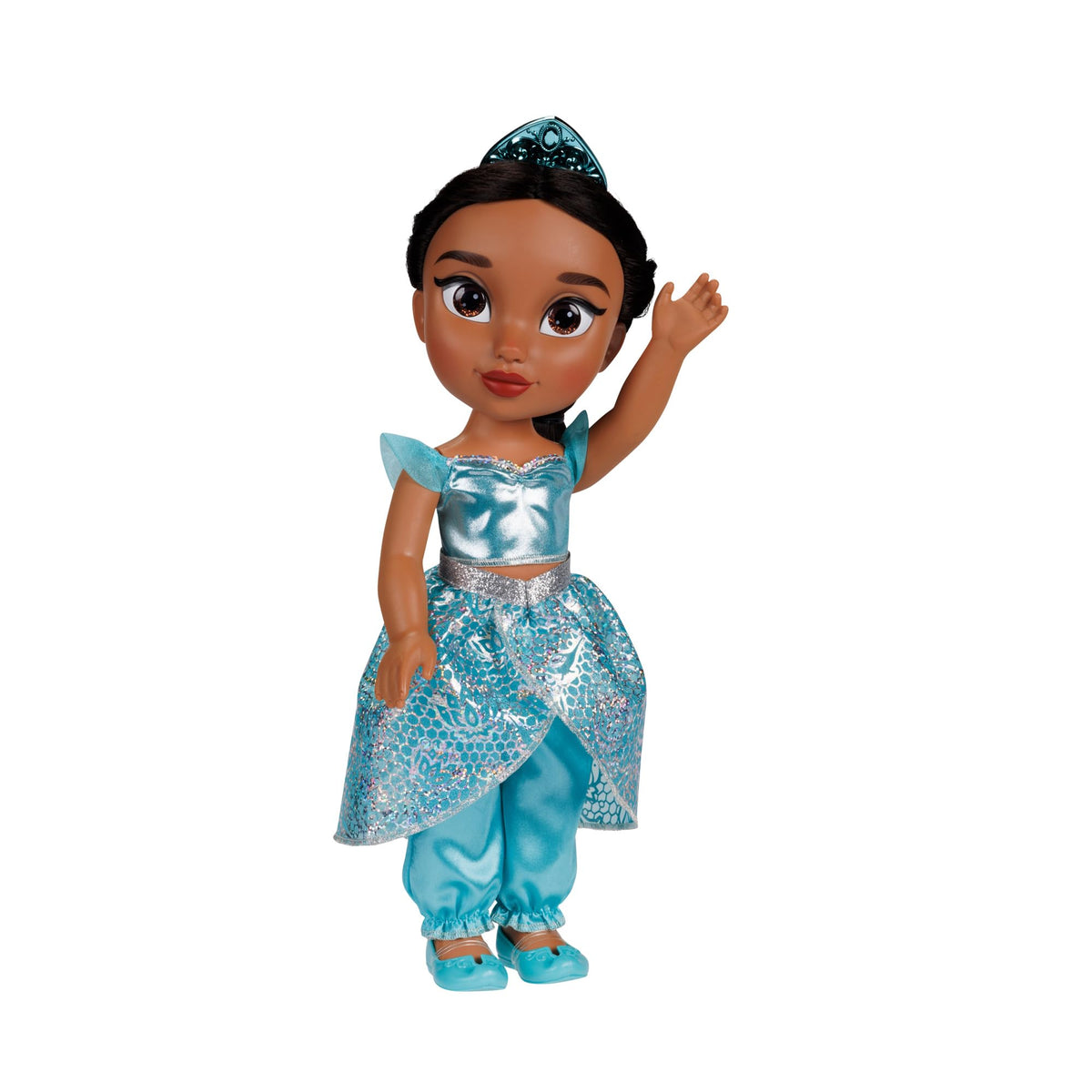 Disney Princess Jasmine outfit with platinum holofoil skirt sparks storytelling and creativity.