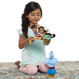 Disney Princess Jasmine teal dress and tiara detail for display
