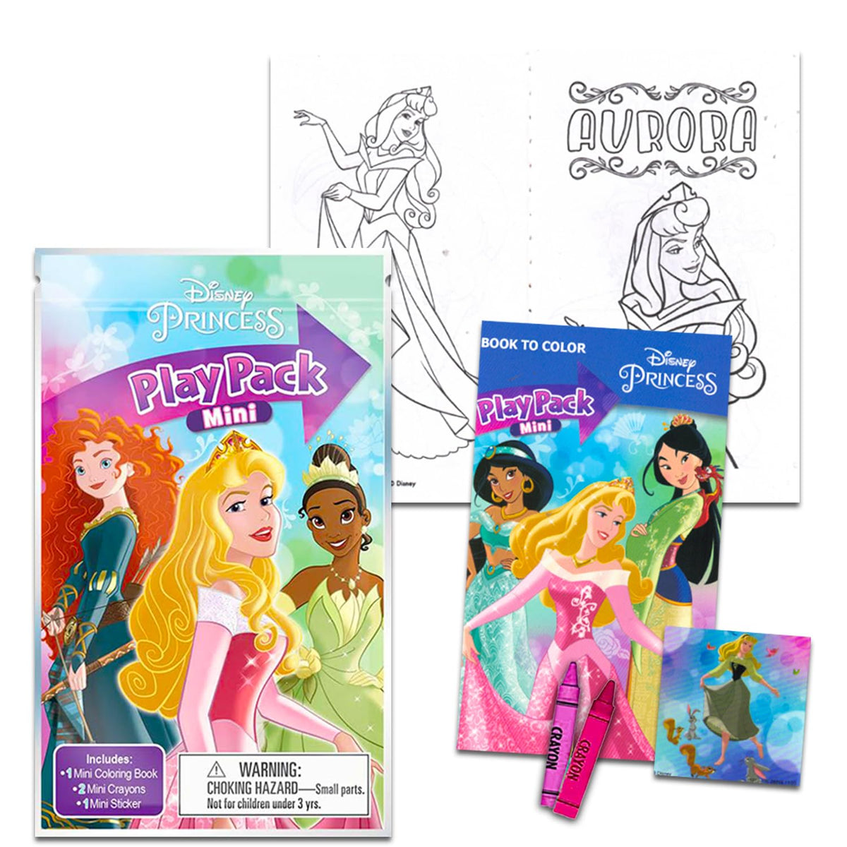Inside view shows 24 packs with coloring pages, stickers, and coloring tools.