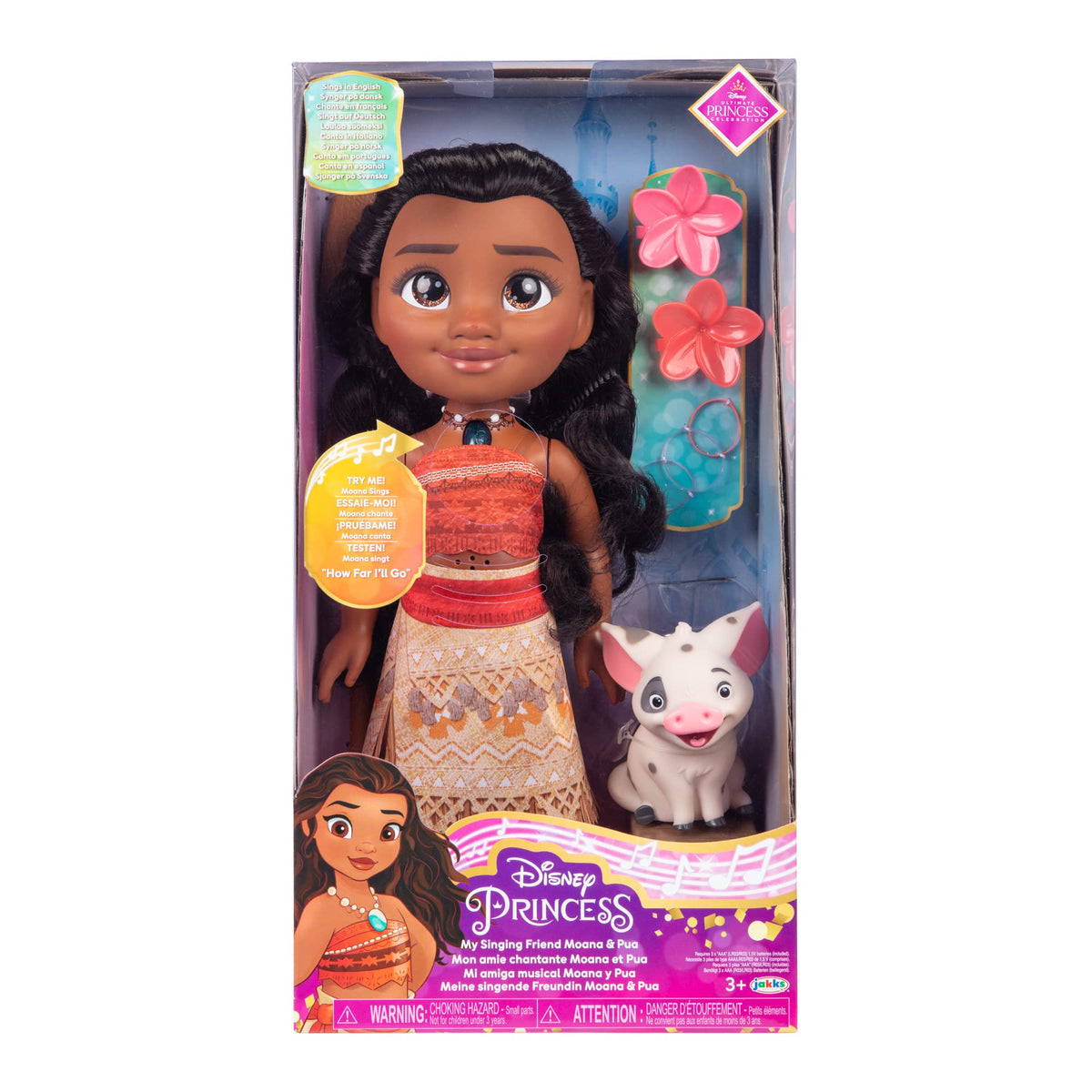 Disney Princess Moana & Pua adventure outfit invites play-dress-up moments.
