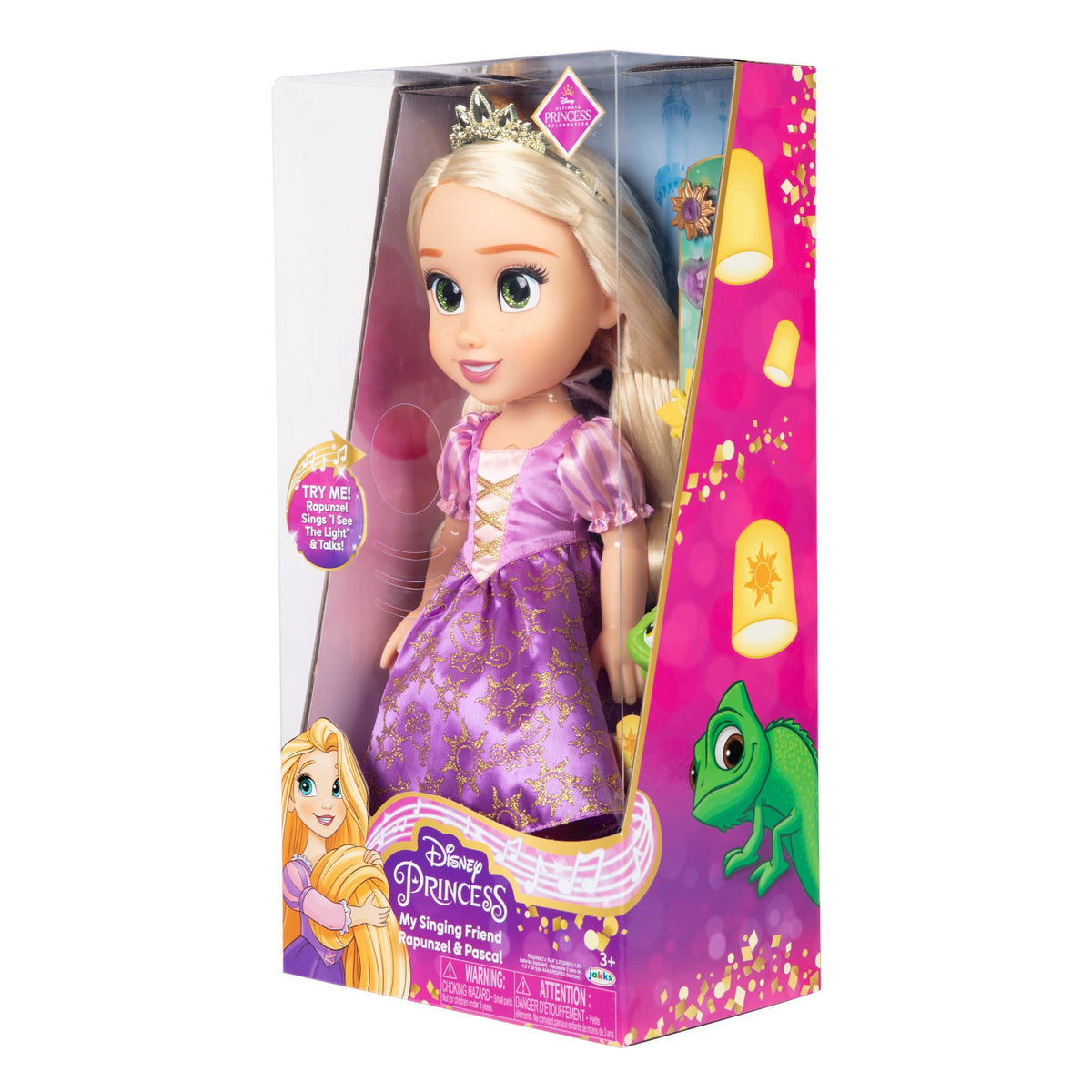 Pascal figure accompanying Rapunzel for friendship and storytelling