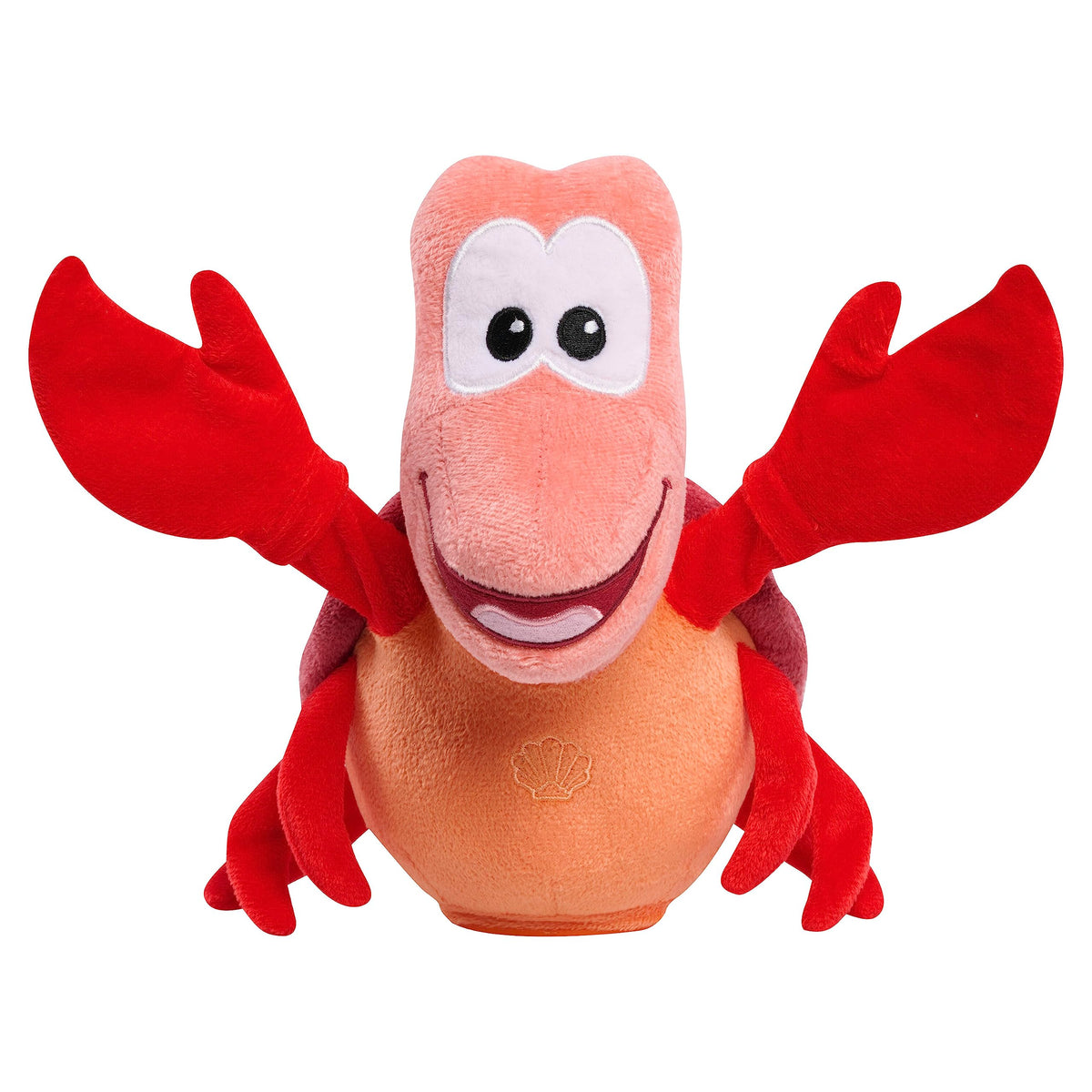 Disney Princess Sebastian plush singing toy for interactive cuddles.