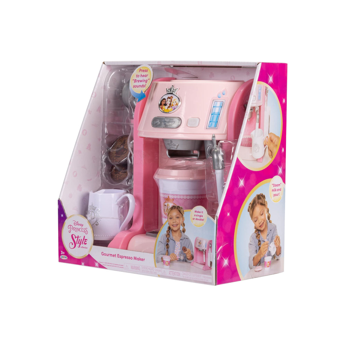 Disney Princess detailed finishes and charm for playtime