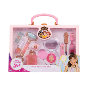 Disney Princess Style Collection tote with pretend makeup tools for on-the-go play.