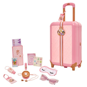 Disney Princess travel suitcase shown with stylish design for pretend journeys
