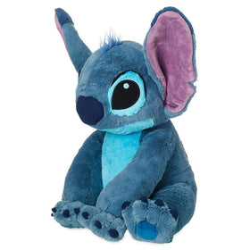 Disney Stitch plush 18-inch side view, ready for travel and imaginative adventures