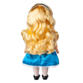 Disney Store Alice doll featuring a hair ribbon for authentic resemblance