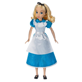 Disney Store Alice fully posable doll allows creative posing and storytelling.