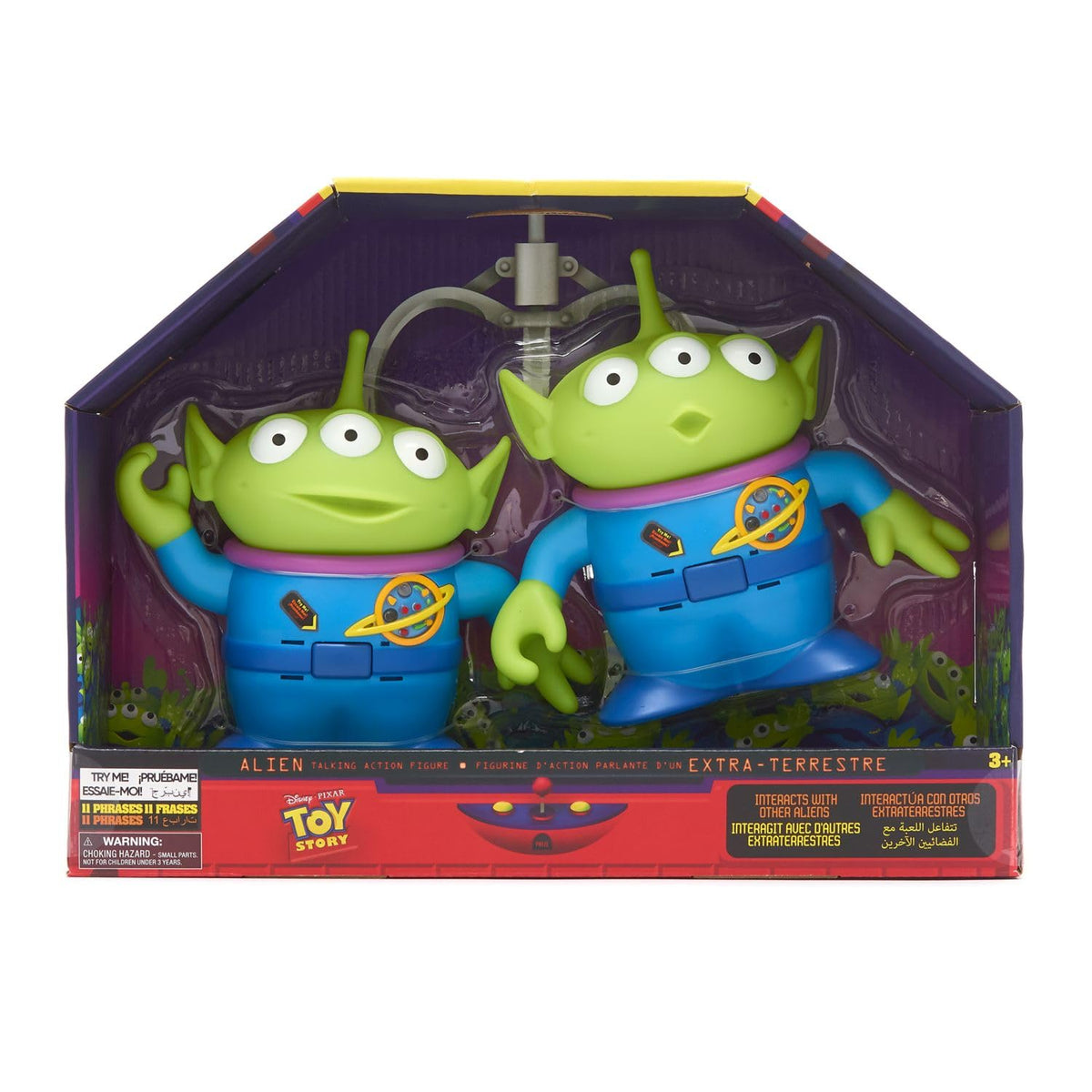 Disney Store Aliens with unique facial expressions enhancing character-driven play