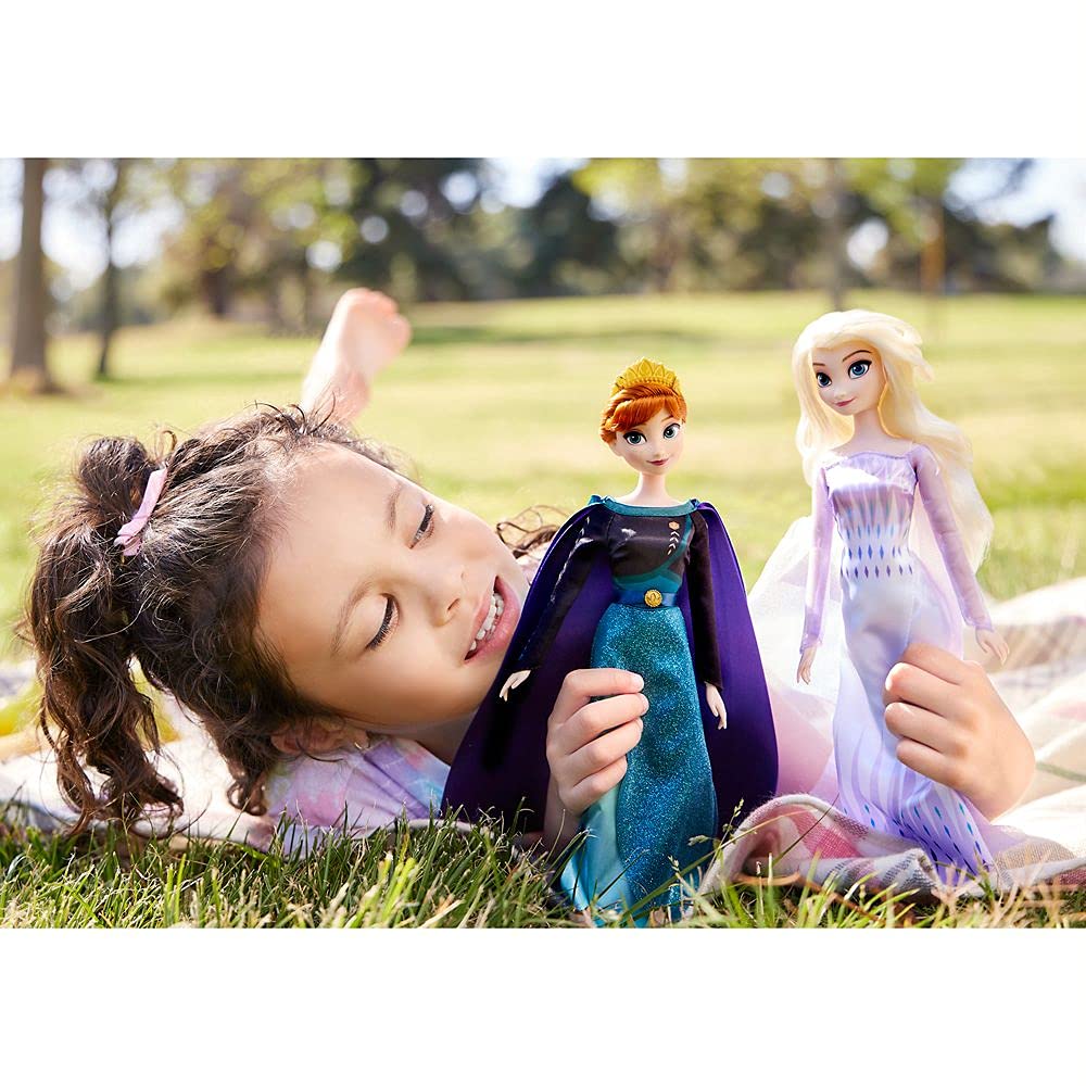 Anna brush with molded details included for grooming and playtime.