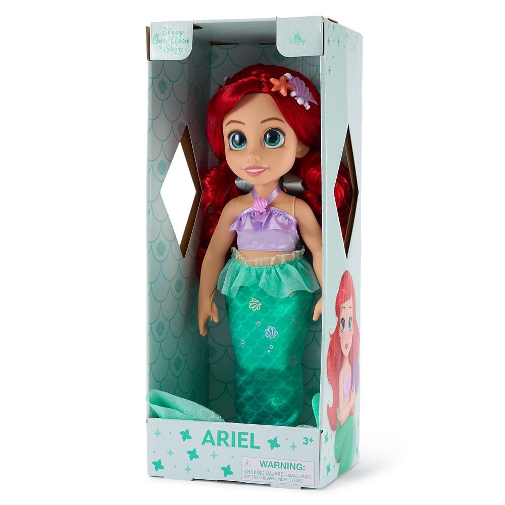 Disney Store Ariel Once Upon a Story doll, perfect gift for Disney fans.