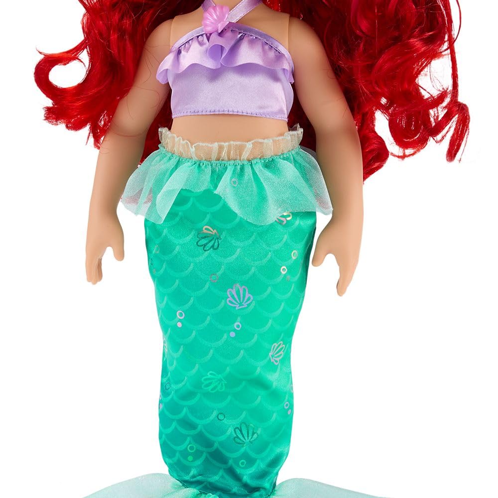 Disney Store Ariel Once Upon a Story doll in open display packaging for easy gifting.