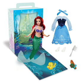 Disney Store Ariel Story Doll: 11-inch poseable mermaid for imaginative play.