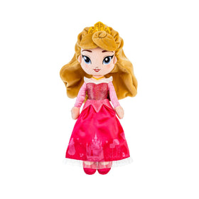 Disney Store Aurora plush doll—soft plush body ideal for snug cuddles