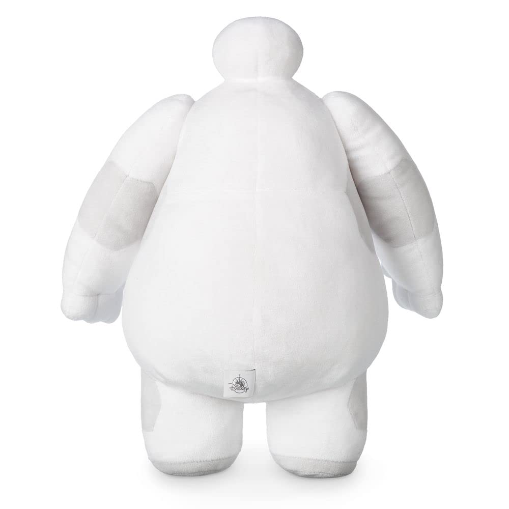 Disney Store Baymax plush featuring embroidered features for cozy, durable cuddling.