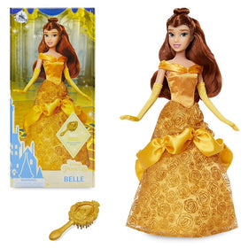 Disney Store Belle doll with deluxe gown, ideal for imaginative play and display