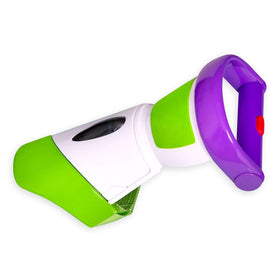 Disney Store Buzz Lightyear Gauntlet buttons-lit panel triggers vibrant lights and sounds