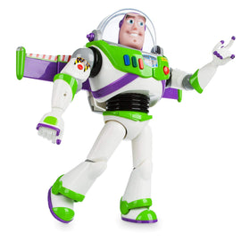 Disney Store Buzz Lightyear interactive figure front view for immersive play