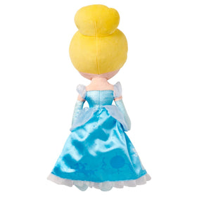 Disney Store Cinderella plush wearing glamorous gown with satin trims