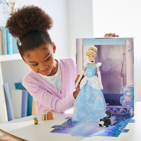 Disney Store Cinderella Story Doll hairband—polished princess look.