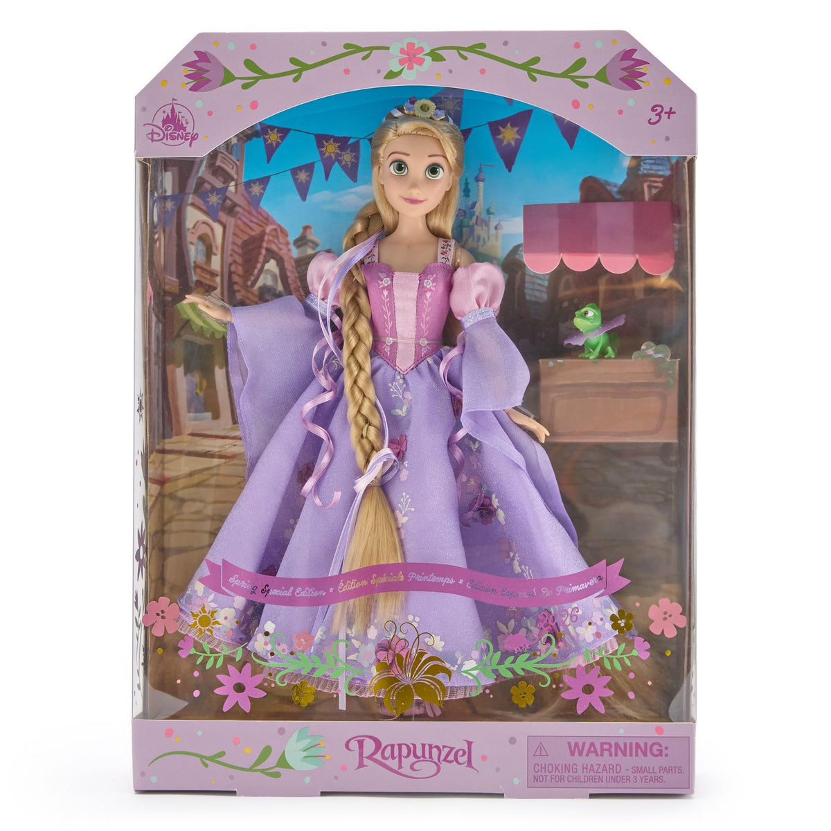 Disney Store commemorative Tangled backdrop box, display-ready for collectors