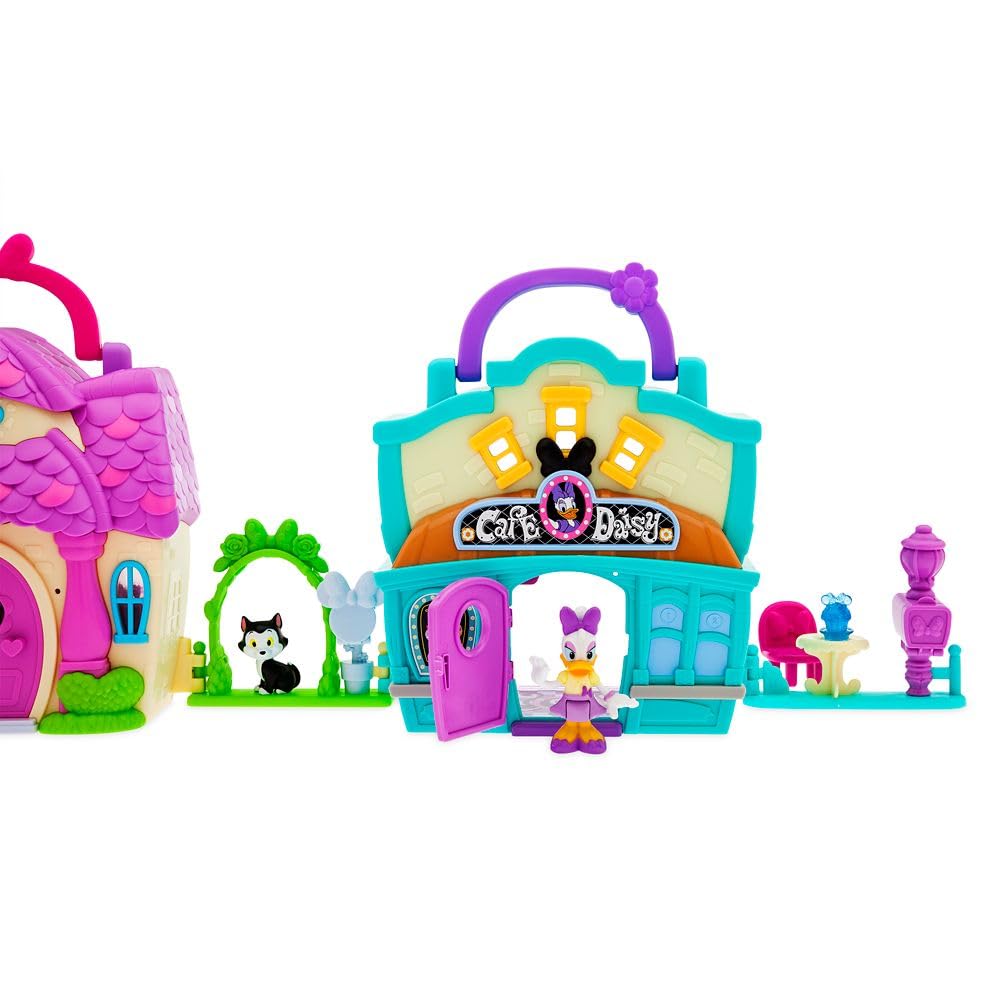 Disney Store Daisy Duck Café Playhouse tea party setup encourages gentle social pretend tea