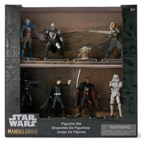 Disney Store double-tier display box showcases scenic backgrounds for vibrant setups.