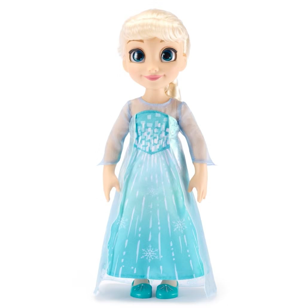 Disney Store Elsa 16-inch doll with reflective eyes for imaginative play