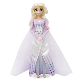 Disney Store Elsa doll in classic outfit, ready for Frozen storytelling.