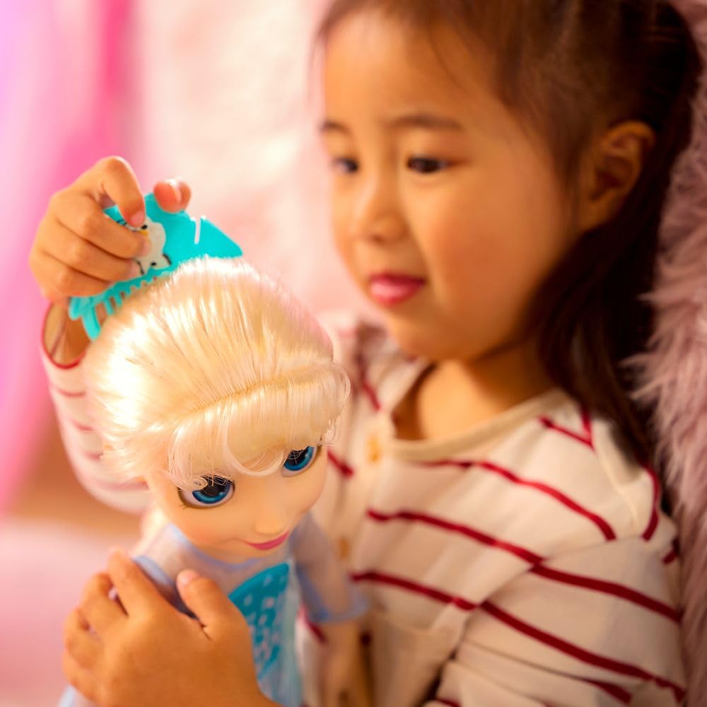 Elsa satin costume with snowflake filigree for a standout display