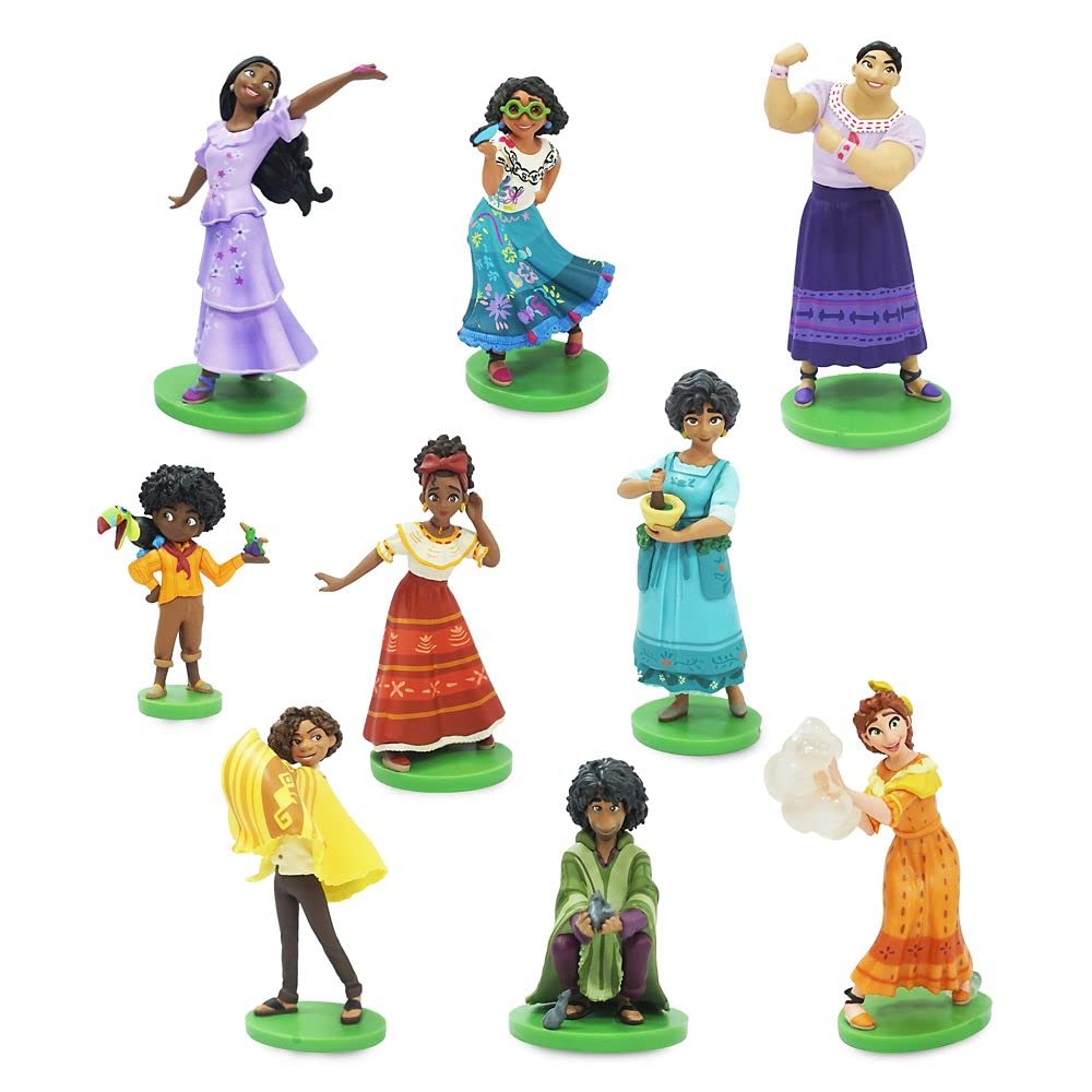 Disney Store Encanto deluxe Mirabel figure on attached base invites imaginative play