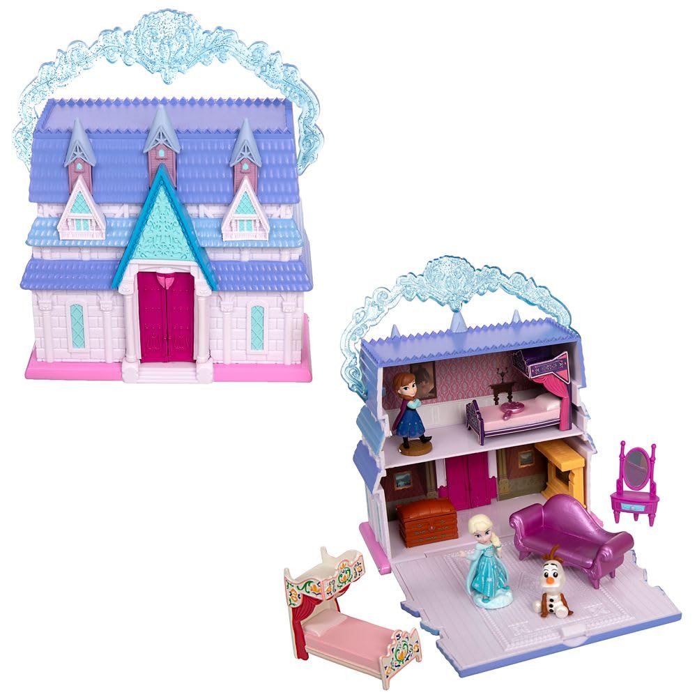 Disney Store Frozen Elsa micro figure for imaginative play and storytelling.