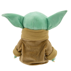 Packaging-ready Grogu plush for display in a Star Wars setup