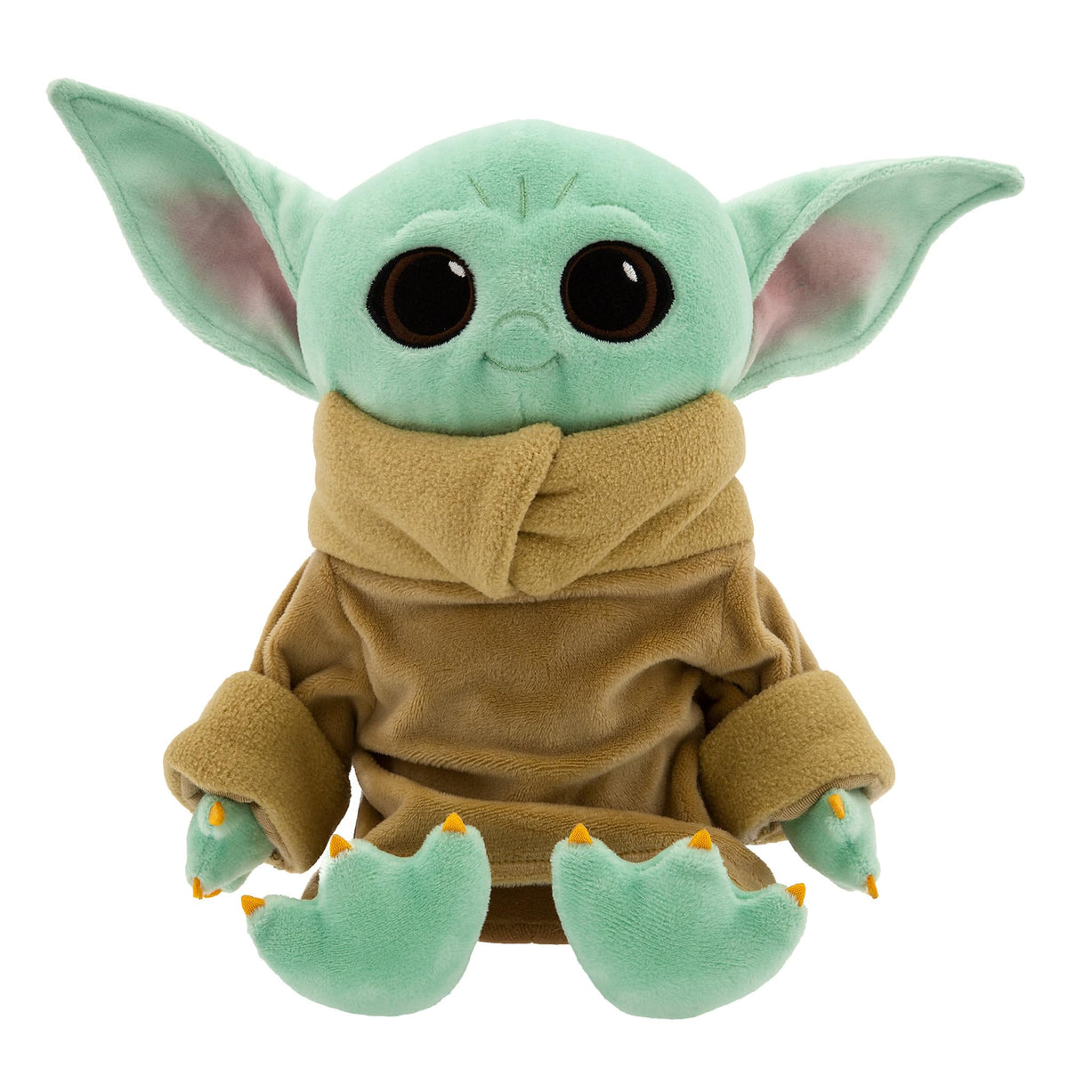 Soft Grogu ears and claws enhance cuddly appeal