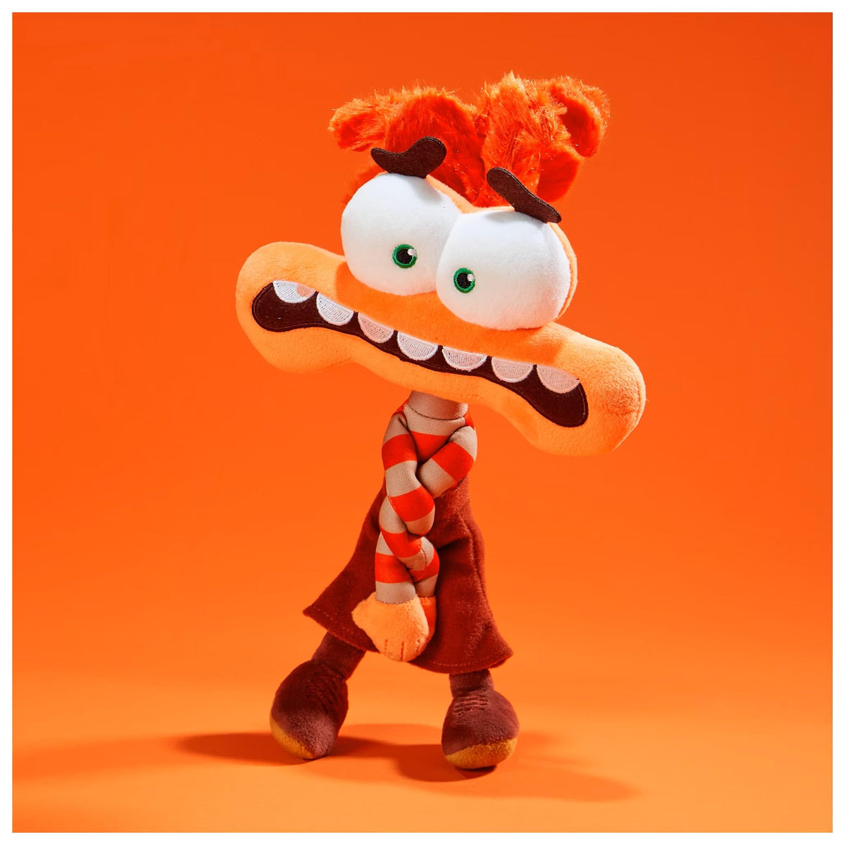 Disney Store Inside Out 2 Anxiety Plush with embroidered features