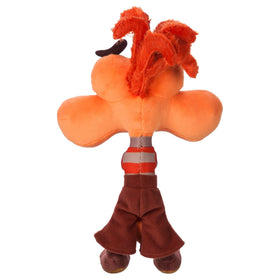 Disney Store Anxiety Plush wearing soft velour pants for cuddle comfort